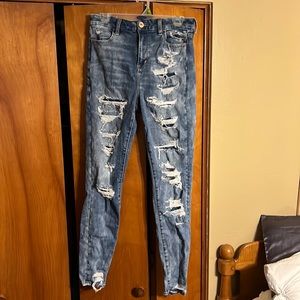 American Eagle distressed jeans
